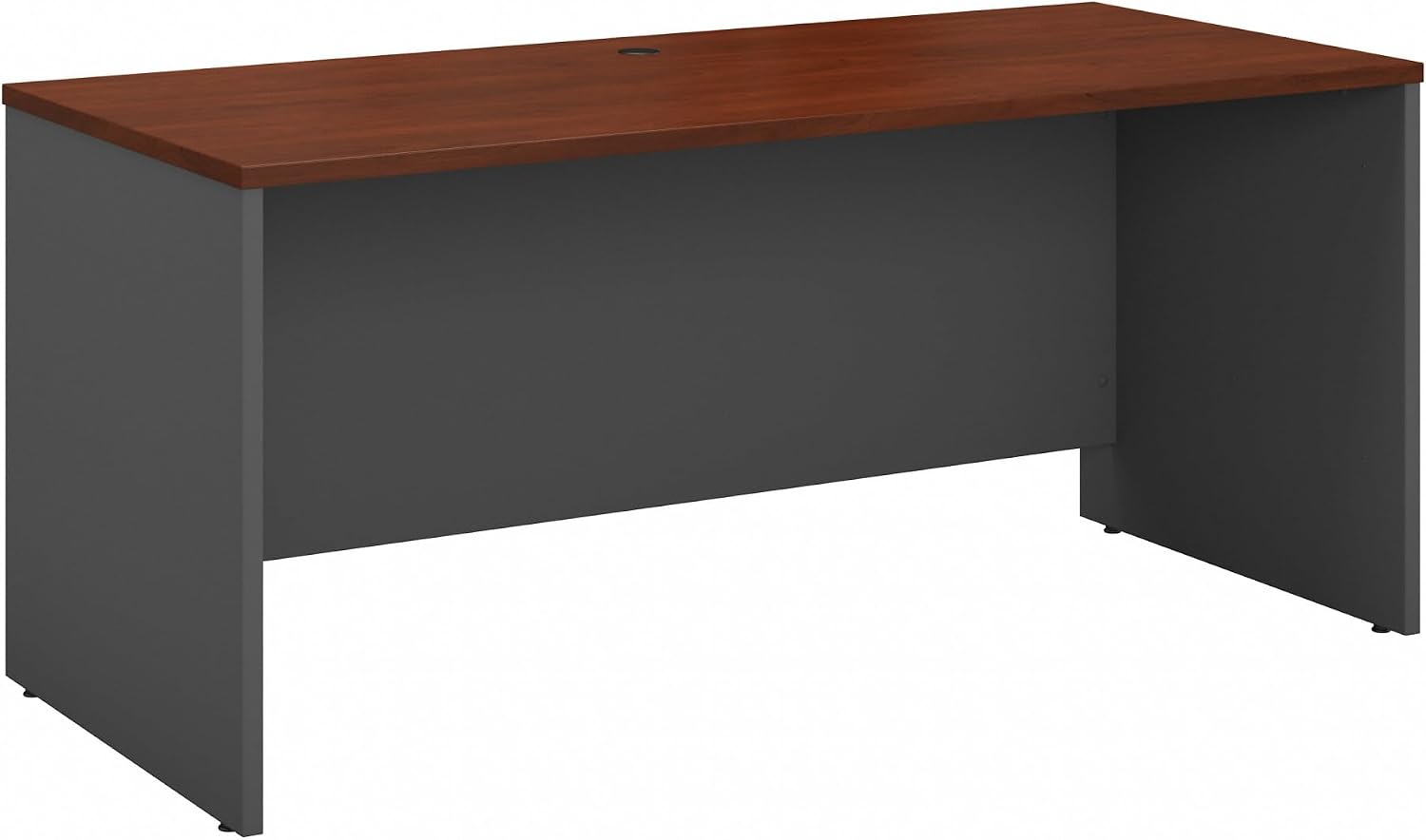 Office Furniture Credenza - 木製クレデンザコンピューターデスク商用グレードライティングワークステーション表面家具シェルテーブル家庭用プロフェッショナルオフィススタジオワークルーム用、ハンセンチェリー