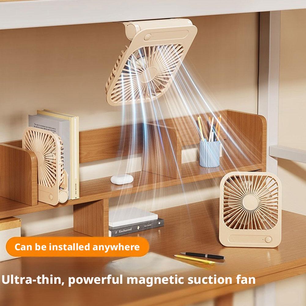 超薄型磁気冷却ファンテーブルデスクファン USB 充電式壁掛 - Office Furniture Used のレビューと価格