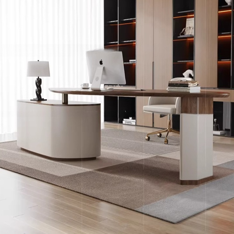調節可能なエグゼクティブオフィスデスク棚 L字型ディスプレイ - Office Furniture Services のレビューと価格
